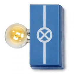 Патрон для лампочки с цоколем E10, боковое расположение, P2W19