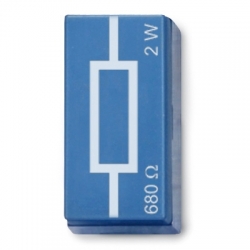 Резистор 680 Ом, 2 Вт, P2W19
