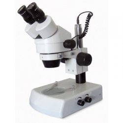 Стереомикроскоп, 45-кратное увеличение, с переменным фокусным расстоянием (230 В, 50/60 Гц)