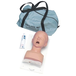 Тренажер для действий на дыхательных путях младенца, с сумкой