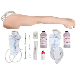 Усовершенствованный тренажер для венопункции и инъекции, рука