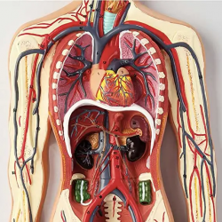 Модели системы кровообращения человека включают отделяемое сердце UL-117