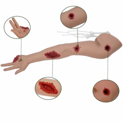 Тренажер для отработки остановки кровотечения, наложения жгута и тампонады раны, огнестрельные ранения
