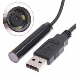 10мм USB Борескоп/ТВ кабель 5М Водонепроницаемый